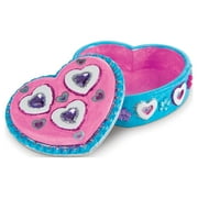 Melissa & Doug Created by Me! Favorite Things Craft Kit Set: Paint-Your-Own Flower and Heart Treasure Boxes and Butterfly Bank for Kids