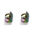 thumbnail image 1 of Ounissouiy Protección antideslizante dedal agujas para trabajar a mano DIY artesanía ajustable accesorios de artesanía profesional colorido S Vistoso S 2piezas Ounissouiy CBP212677, 1 of 1