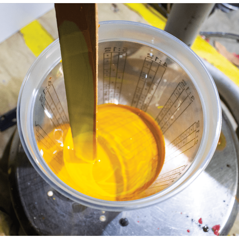 Mixing Paint & Measuring Parts