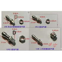 Masteelf 6 Pcs Pressure Cooker Accessories 4.20X1.50X1.50CM Silver