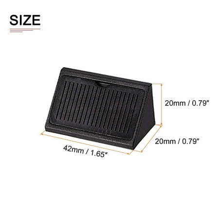 10Pc Plastic Corner Brackets L Shape Right Angle Brace Furniture Repairing