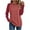 Wine D, variant on Ashirexll Womens Long Sleeve T Shirts Winter Tops for Women Round Neck Solid Color Blouse Soft Comfortable Versatile Top