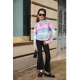thumbnail image 3 of Arshiner Girls 2 Piece Clothes Long Sleeve Sweatshirt & Flared Pants Fall Clothing Set, 3 of 6
