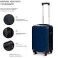 thumbnail image 2 of Maleta de Viaje Rigida con Ruedas Giratorias 360°, Maleta de Viaje 20´´ con Candado de Seguridad Boton de Ajuste de Altura Mango Suave Color Negro, 2 of 7
