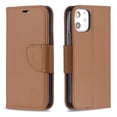 thumbnail image 6 of Allytech Wallet Case Cover for Apple iPhone 12 Mini 5.4-inch, Premium PU Leather Folio Flip Kickstand Credit Cards Holoder Hand Wrist Strap TPU Back Cover for Apple iPhone 12 mini, Brown, 6 of 6