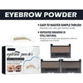 thumbnail image 4 of Eyebrow Powder Color Eyebrow Powder Set Color Natural Long Lasting And Not Easy To Fade Dyeing Lazy Person Seal Eyebrow Powder,B, 4 of 10