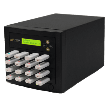 Acumen Disc High Speed 1 to 15 Multiple Copies of USB Digital Flash Key Dongle Memory Drives Duplicator System - Up to 33 MB/Sec