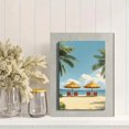 thumbnail image 2 of Tropical Beach Scene Canvas Wall Art 15.75x11.81 Inches, 2 of 8