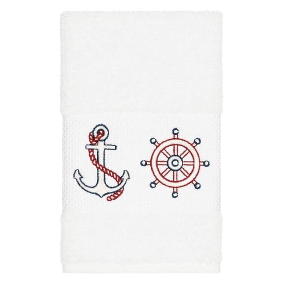 Linum Home Textiles Easton Turkish Cotton Embellished Hand Towel