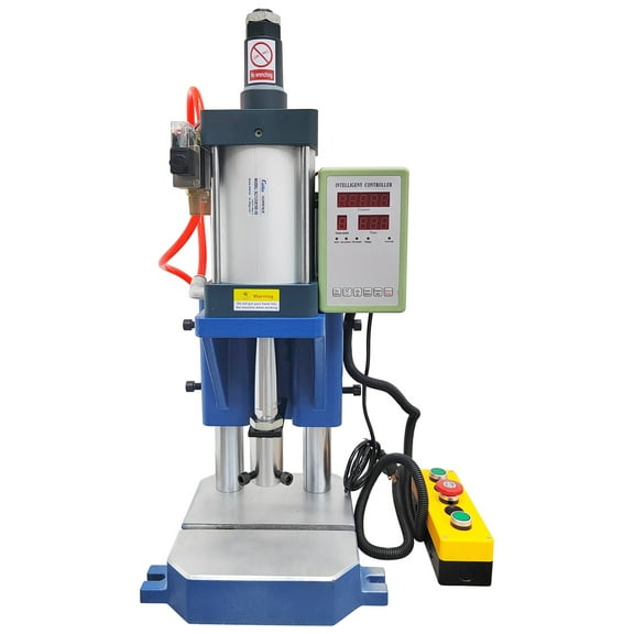 1763lbs Pneumatic Punch Press Machine Punch Pressing Tool with controller 110V Dual Column