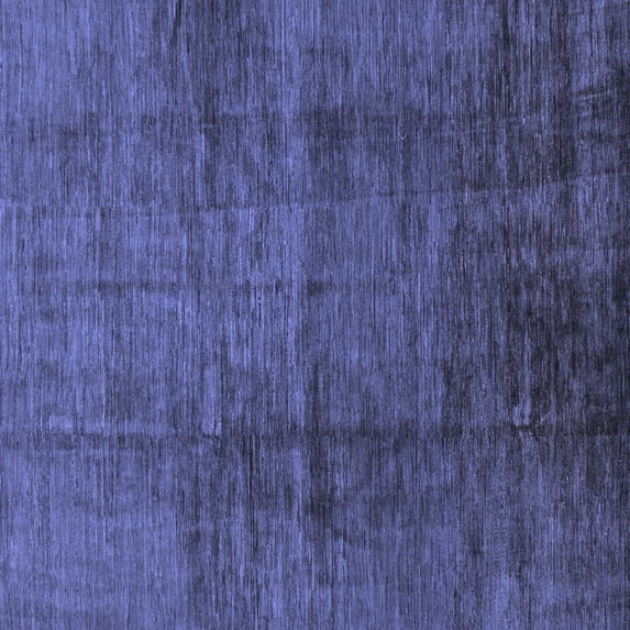 Ahgly Company Indoor Square Abstract Blue Modern Area Rugs, 3' Square