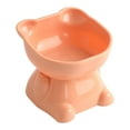 thumbnail image 1 of Tazón de comida para gatos , Tazón de comida para gatos y ancho, Plato de comida para gatos, Tazón de comida para gatos , Rosado, 1 of 8