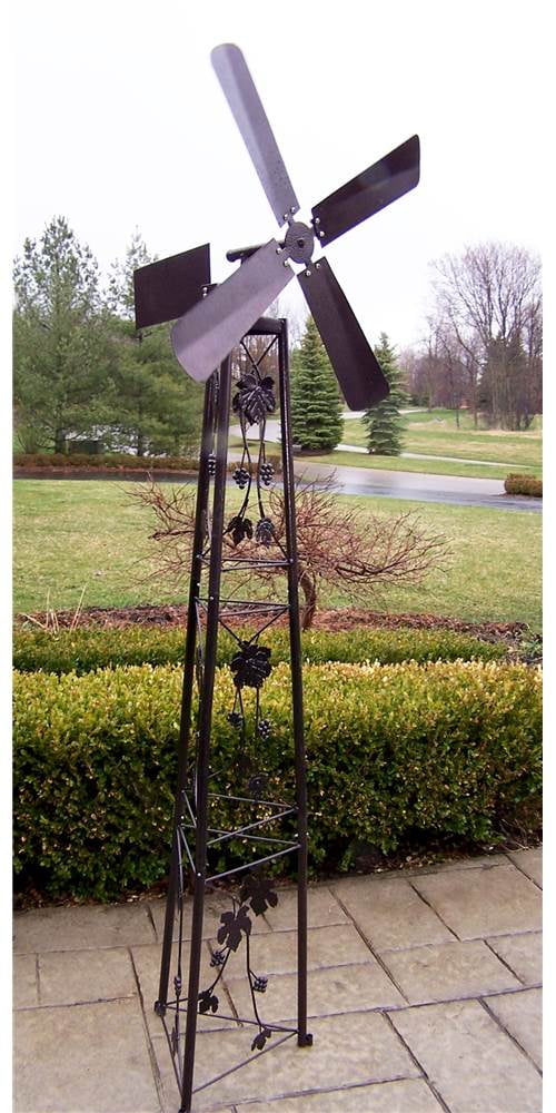 Garden Windmill Hammer Tone Bronze Vineyards by Oakland Living