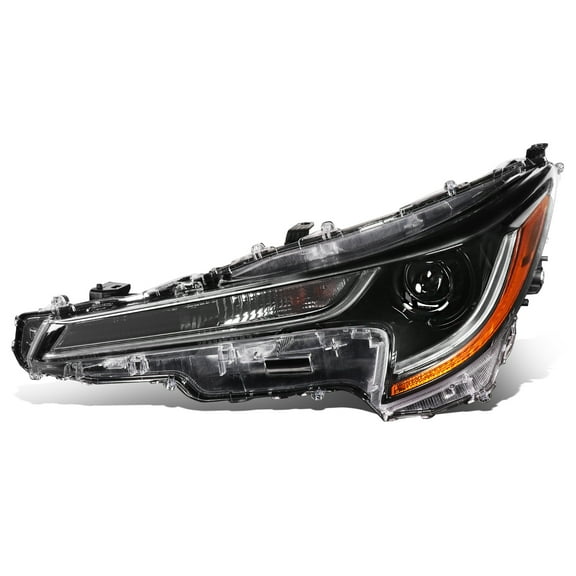 DNA Motoring OEM-HL-0152-L For 2020-2023 Toyota Corolla Sedan Left Driver Side OE Style LED Projector Headlight Lamp