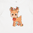 thumbnail image 4 of Inktastic Cute Christmas Reindeer with Christmas Lights Boys or Girls Baby T-Shirt, 4 of 5