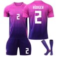 thumbnail image 1 of 2024 Germany Away Euro Cup Jersey Kit with Socks - Muller #13, Havertz #7, Kroos #8 & More (2,18 Yards), 1 of 1