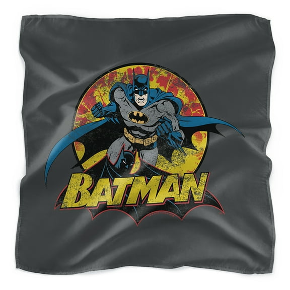 Batman Rough Distress Bandana (21 in x 21 in)