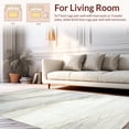 thumbnail image 2 of ODIKA 5' x 7' Machine Washable Non-Slip Area Rug, Contemporary Veins High Traffic Rug, Gray, 124491, 2 of 7