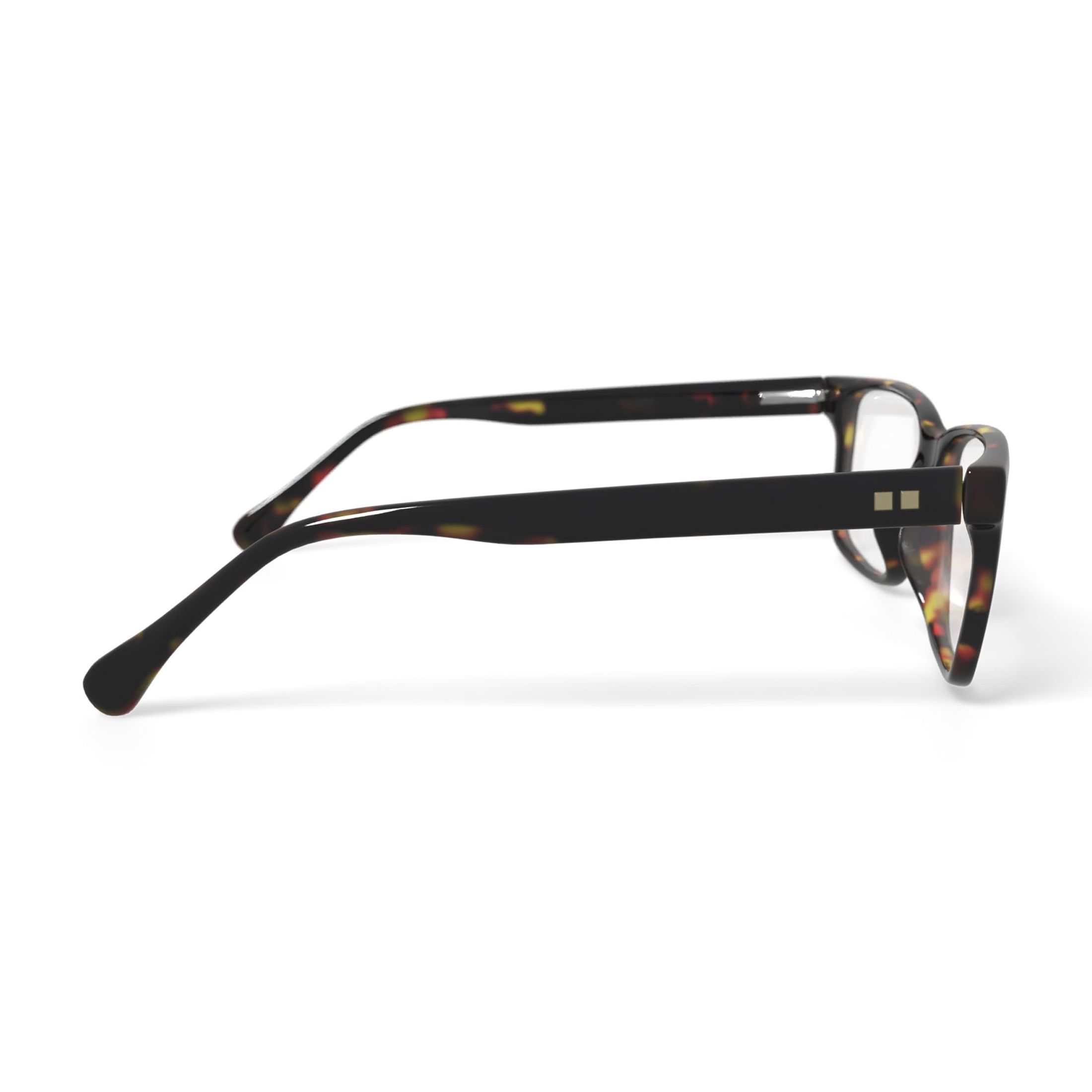True Religion Men's Duke Rectangular Prescription Eyeglasses with Case, Navy