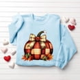 thumbnail image 4 of Hurxie Fall Pumpkins Sweatshirts for Women Long Sleeve Halloween Thanksgiving Graphic Shirt, 4 of 7