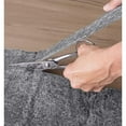 thumbnail image 2 of 0.125" Soft Non-slip Anti-Slip Carpet Mat for Hardwood Floor Rug Pad - Grey 10' x 21', 2 of 4