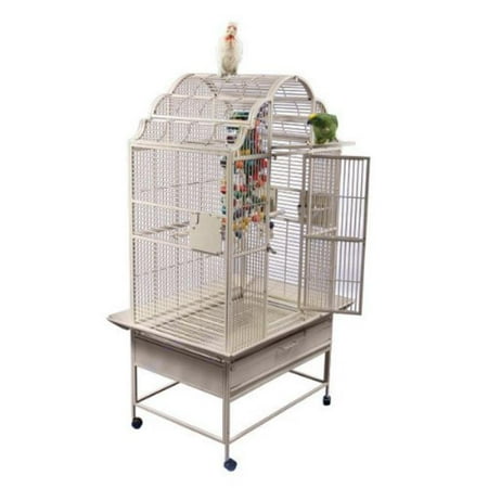 Medium Victorian Top Bird Cage Color: Black
