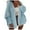 Light Blue, variant on YDFCWXW Women Fall Open Front Color Block Cardigan Sweater Casual Striped Knit Oversized Cardigan Pink, XL