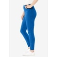 thumbnail image 3 of Woman Within Plus Size Petite Stretch-Cotton Knit Pull-On Leggings, 3 of 6