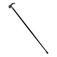 thumbnail image 3 of Screaming Biker Skull Flame Handle Metal Shaft Cane 2 Piece Travel Walking Stick, 3 of 4
