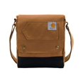 thumbnail image 1 of Carhartt Unisex Snap Crossbody Bag Brown One Size, 1 of 2