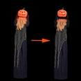 thumbnail image 5 of Fun Little Toys 47.2" Halloween Hanging Pumpkin Man Grim Reaper,Animated Halloween Decorations with Sound & Light, Scary Creepy Spooky Props Perfect Halloween Décor for Indoor Outdoor Haunted House, 5 of 8