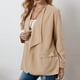 thumbnail image 4 of Puntoco Mujer Primavera y Otoño Solapa Color Sólido Manga Larga Traje Suelto Cardigan Chaqueta Flash Selecciones Puntoco Puntoco-4808, 4 of 9