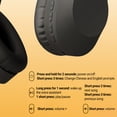 thumbnail image 4 of Biplut B2 Wireless Headphone Low Latency High Fidelity Folding Bluetooth-compatible5.0 3D Stereo Gaming Headset for Doing Sports (Black), 4 of 13