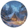 thumbnail image 3 of Christmas Snowmen Round Rugs -Washable Non-Slip Small Round Area Rug Throw Soft Circle Rugs for Bedroom, Modern Print Indoor Carpet for Entryway Sofa Living Room, 3 of 7