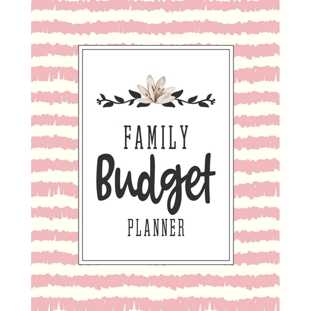 Family Budget Planner Monthly Budgeting Book for Tracking Spending