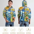 thumbnail image 5 of Retro Regular Fit Hoodie, Sporty Pullover Hooded Sweatshirt for Men Women L, 5 of 6