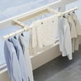 thumbnail image 6 of Wall-Mounted Retractable Laundry Drying Rack - Heavy-Duty Clothesline Hanger for Indoor (Room, Door, Towel Closet) & Outdoor (Balcony) Garment Drying, 6 of 7