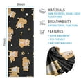thumbnail image 2 of Shiba Inu Hot Yoga Mat Towel Non Slip for Hot Yoga - Quick-Drying Yoga Mat Cover with 4 Corner Pockets with Travel Bag - Hot Yoga Towel Non Slip 74"x26", 2 of 6