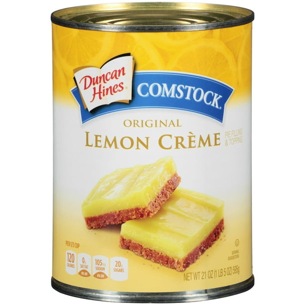 Duncan Hines Comstock Original Lemon Creme Pie Filling & Topping 21 oz