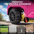 thumbnail image 3 of 24V Ride On Car for Kids, Licensed Toyota Tacoma 2 Seater Battery Powered Ride On Truck Toy with Remote Control, 4 Wheel Suspension, Colorful Lights, Music, Electric Car for Boys Girls 3–8, Pink, 3 of 12