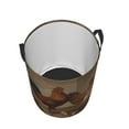 thumbnail image 3 of Bingfone Oil Painting Chicken And Duck Waterproof Foldable Laundry Hamper Bucket With Handles For Storage Bin,Clothes Hamper (Small), 3 of 8