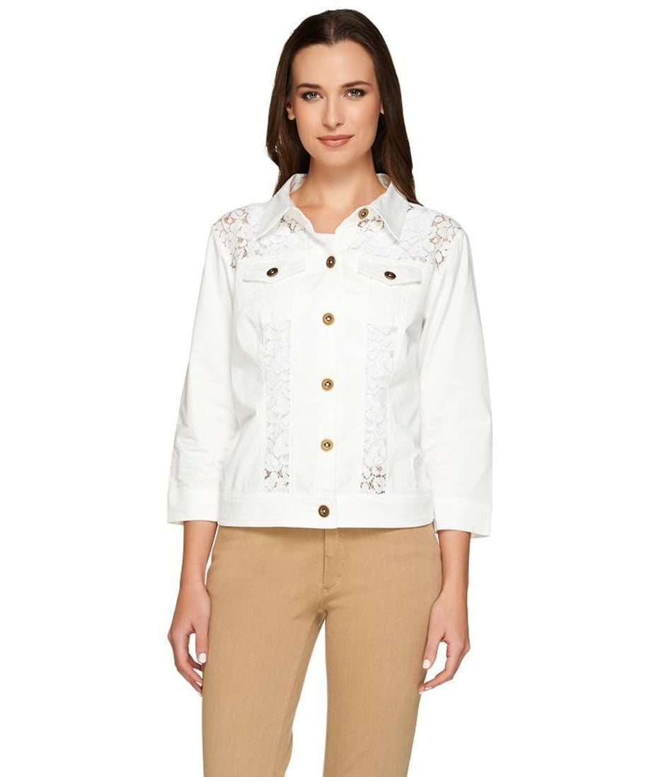 dennis basso denim jacket