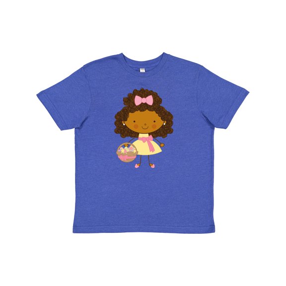 Inktastic Easter African American Girl Youth T-Shirt