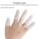 thumbnail image 5 of Vogacara Dedo alargado Guante de dedo Gel de sílice Cubierta de cuna de dedo Protector de dedo flexible Protección de la piel uno, 5 of 6