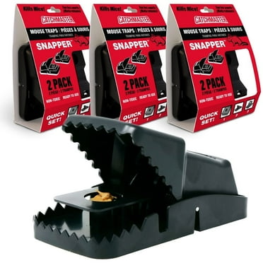 Catchmaster Rat, Mouse Snapper Mouse Traps - 6 Count