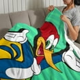thumbnail image 3 of El Show del Pájaro Carpintero anti-pilling, suave, ligera, esponjosa y acogedora de lujo para hogar y cocina – Perfecta para niños y adultos,200X150cm, 3 of 6