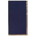thumbnail image 2 of BalsaCircle 50 Navy Blue Plain Soft 2 Ply Dinner Table Paper Napkins with Gold Foil Edge Party Events Decorations, 2 of 8