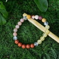thumbnail image 3 of Crystal Bracelet 8MM Gemstone Bracelet Lucky Beaded Bracelet Chakra Bracelet 6.5 inches Positive Energy Bracelet Inspirational Ladies Gift Mom, 3 of 8