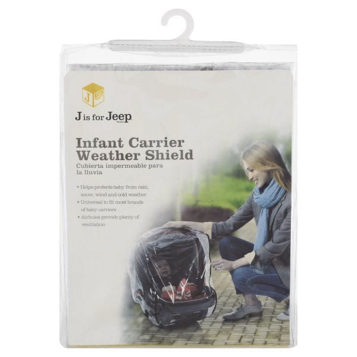 Jeep “See-Thru” Infant Carrier Weather Shield Color: clear Size: one size