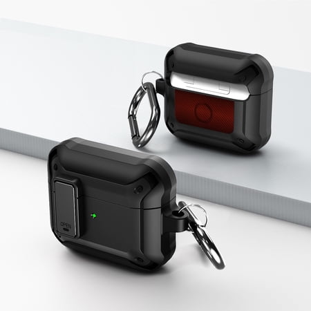 Duo Shield Secure Lock Designed For AirPods 3rd Gen With Hook  Black/Black price history on PriceWatchPro